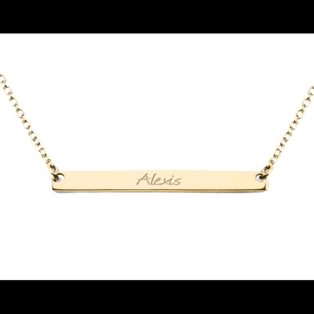 Personalized name necklace